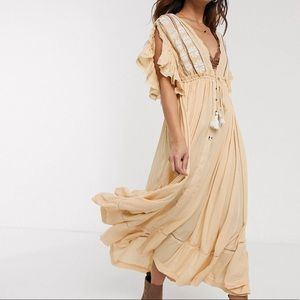 Free People Size L Maxi Dress